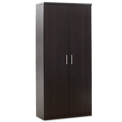 Εικόνα της Ντουλάπα ρούχων δίφυλλη LEGO pakoworld χρώμα wenge 80x45x180εκ