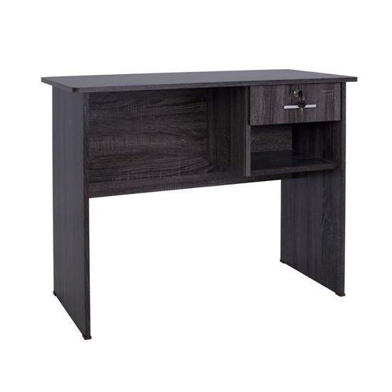 Εικόνα της ΓΡΑΦΕΙΟ ΜΕΛΑΜΙΝΗΣ ΜΕ ΣΥΡΤΑΡΙ HM2283.01 ΣΕ ΓΚΡΙ ΧΡΩΜΑ 90Χ45Χ74,5Υ