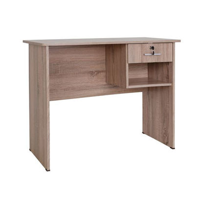 Εικόνα της ΓΡΑΦΕΙΟ ΜΕΛΑΜΙΝΗΣ ΜΕ ΣΥΡΤΑΡΙ HM2283.02 SONAMA 90X45X74,5Y