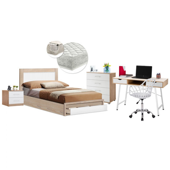 Εικόνα της ΣΕΤ ΦΟΙΤΗΤΙΚΟ ΠΑΚΕΤΟ 6ΤΜΧ ΣΕ ΧΡΩΜΑ ΛΕΥΚΟ SONAMA HM11546