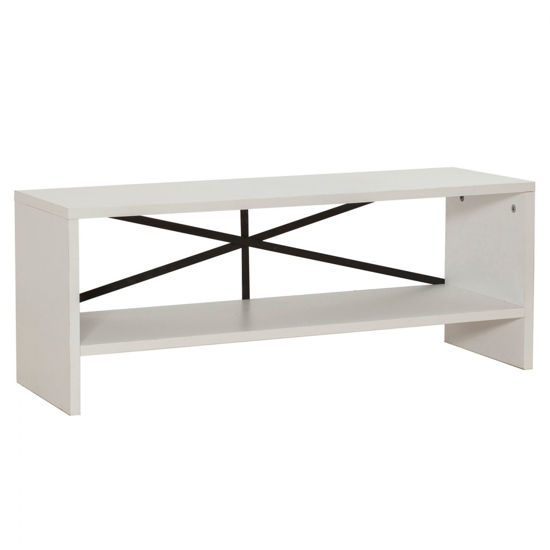 Εικόνα της ΕΠΙΠΛΟ ΤΗΛΕΟΡΑΣΗΣ ΜΕΛΑΜΙΝΗΣ HM9102.02 ΛΕΥΚΟ 90x30x35Y εκ.