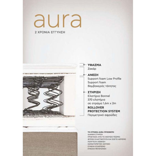 Εικόνα της Ορθοπεδικό Στρώμα Candia Strom Aura (110cmx200cm)ΗΜΙΔΙΠΛΟ