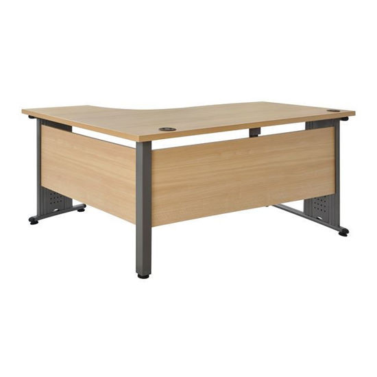 Εικόνα της ΓΡΑΦΕΙΟ ΕΠΑΓΓΕΛΜΑΤΙΚΟ HM2043.11R ΟΞΙΑ ΜΕ ΔΕΞΙΑ ΓΩΝΙΑ 160X120X75Υ εκ.