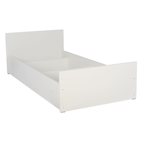 Εικόνα της ΚΡΕΒΑΤΙ ADLER ΜΕΛΑΜΙΝΗΣ ΜΟΝΟ ΓΙΑ ΣΤΡΩΜΑ 90Χ200εκ. ΛΕΥΚΟ HM2433.03