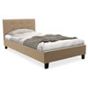 Εικόνα της Κρεβάτι Mago pakoworld μονό ύφασμα μπεζ 100x200εκ