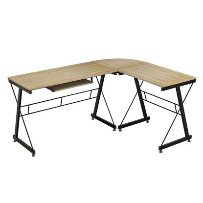 Εικόνα της ΓΩΝΙΑΚΟ ΓΡΑΦΕΙΟ SONAMA ΕΠΙΦΑΝΕΙΑ ΜΕ ΜΕΤΑΛΛΙΚΟ ΣΚΕΛΕΤΟ HM2127.01 158Χ120Χ74εκ.