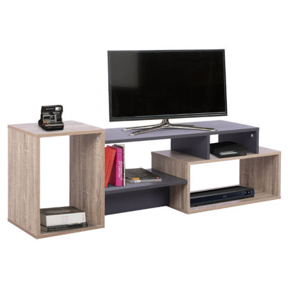 Εικόνα της ΕΠΙΠΛΟ ΤΗΛΕΟΡΑΣΗΣ TYLER ΓΚΡΙ SONAMA HM8765.02 137,5X30X44,5 εκ.