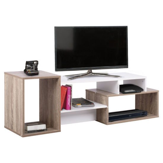 Εικόνα της ΕΠΙΠΛΟ ΤΗΛΕΟΡΑΣΗΣ TYLER ΛΕΥΚΟ SONAMA HM8765.01 137,5X30X44,5 εκ.