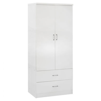 Εικόνα της ΝΤΟΥΛΑΠΑ 2ΦΥΛΛΗ REINA ME 2 ΣΥΡΤΑΡΙΑ HM338.05 ΛΕΥΚΗ 80Χ42,5Χ180,5Υ εκ.